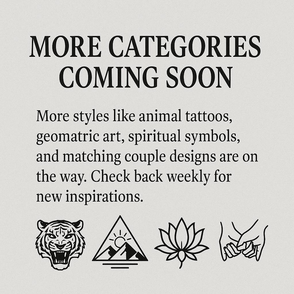 More tattoo ideas coming soon